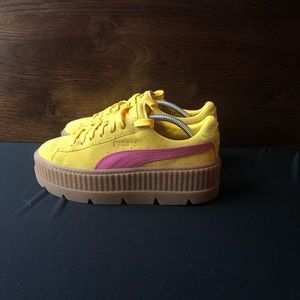 Puma Fenty by Rihanna Platform Yellow Sneakers